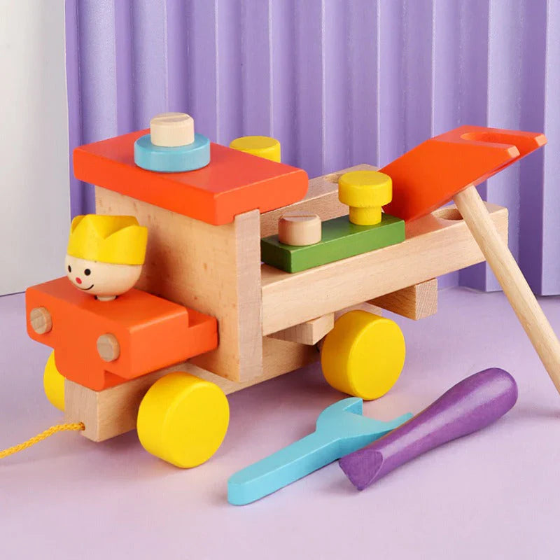 Wooden Screw Car Toy for Creativity and Early Cognitive Skill Development 15106546172249-1