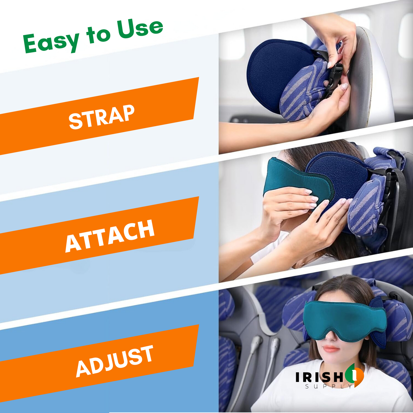 Airnap Travel Pillow & Eyemask For Planes 9825710965082-1