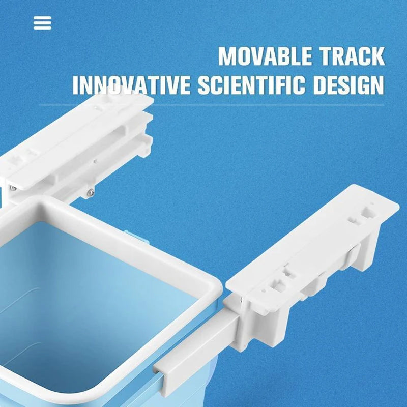 Space Saving Retractable Drawer Trash Can For Convenient Kitchen Storage 6851441164388-1