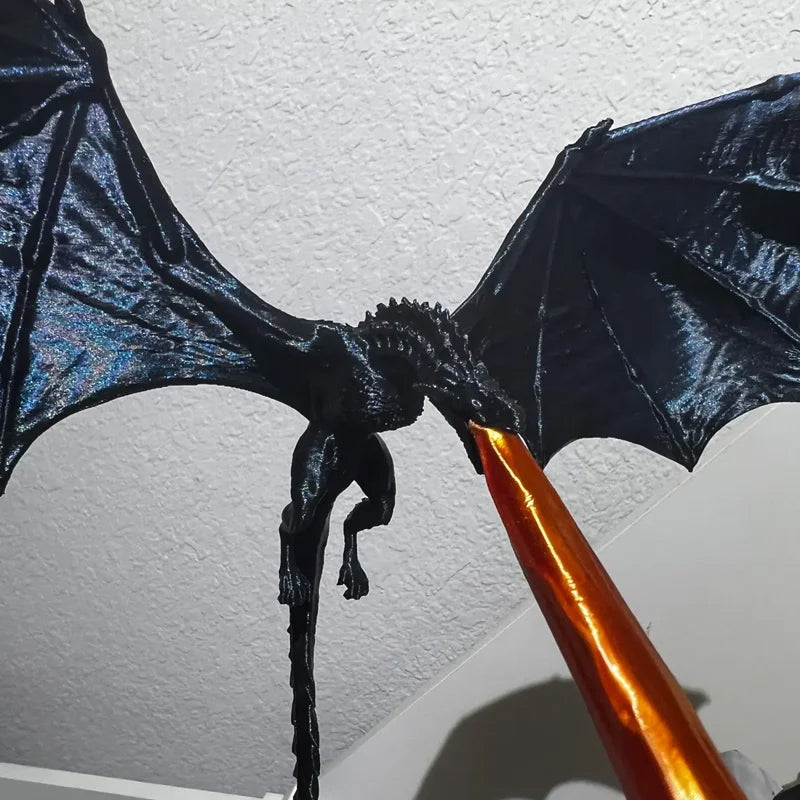 Dragon Flame Book Nook Fantasy Miniature Library Decoration With Mysterious Aura 7854149992548-1