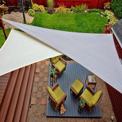 Triangular Sunshade Sail Canopy For Outdoor Patio Garden Yard Shelter 6851375824996-1