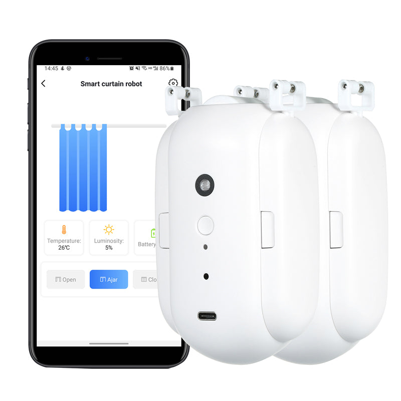 Smart Automatic Curtain Opener Control With Voice And Remote Function 6850545287268-1