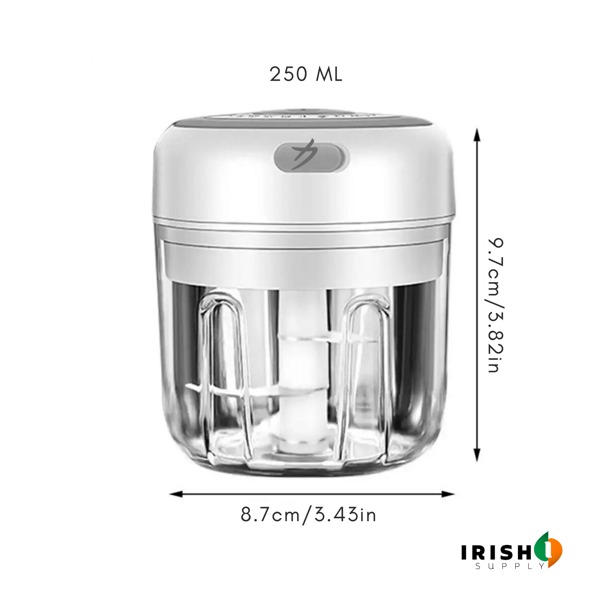 One-Touch Cordless Usb Electric Food Chopper Slicer 7931597291803-1