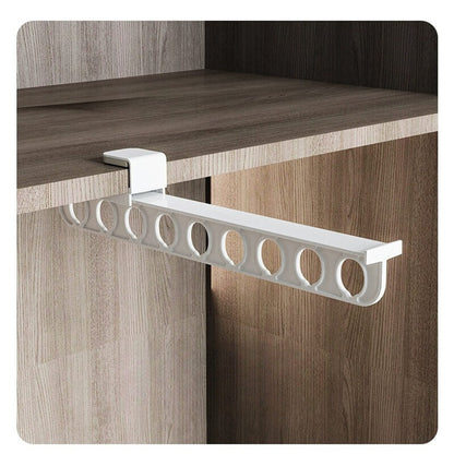 Retractable Sliding Clothes Rack Organizer For Closet Storage Convenience 14980583817542-1