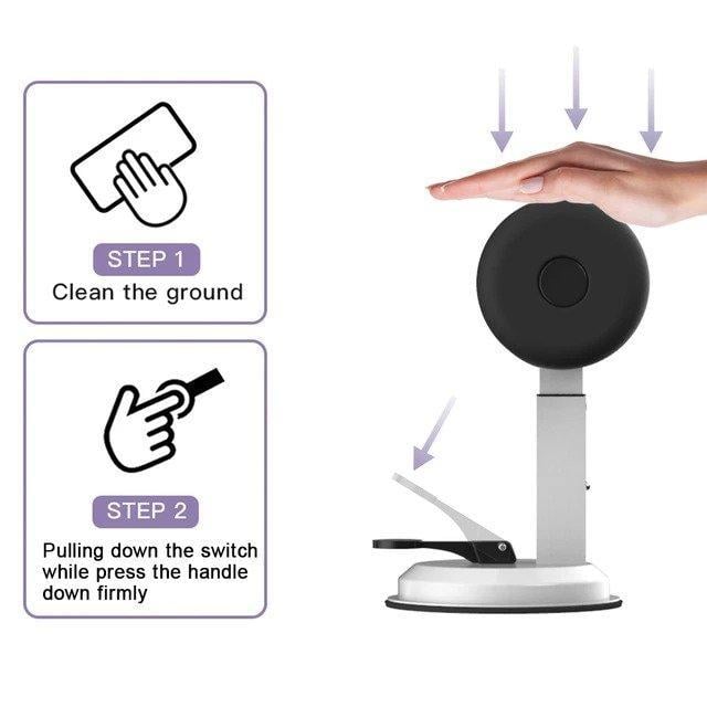 Adjustable Sit-Up Assistant Bar Suction Fitness Equipment Core Trainer 8545285996846-1