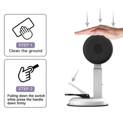 Adjustable Sit-Up Assistant Bar Suction Fitness Equipment Core Trainer 8545285996846-1