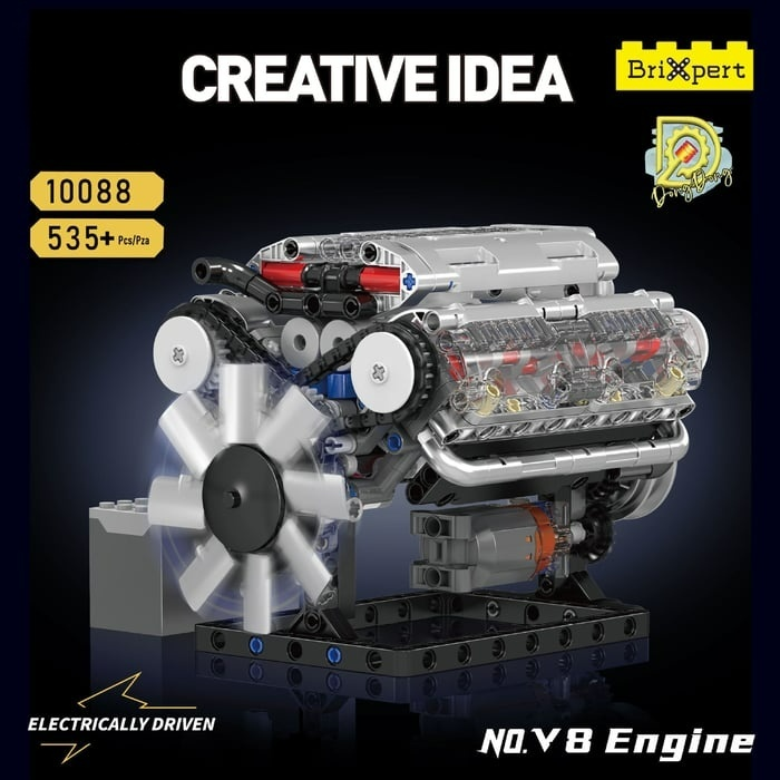 Resin Car Engine Model Collectible Educational Desk Display Ornament 9755112341806-1