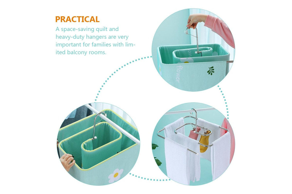 Spiral Clothes Drying Rack Saves Space For Efficient Laundry Organization 14975361941830-1