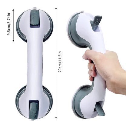 Heavy Duty Suction Shower Grab Bars - No-Drill Waterproof Handles for Bathtubs & Showers for Seniors and the Elderly