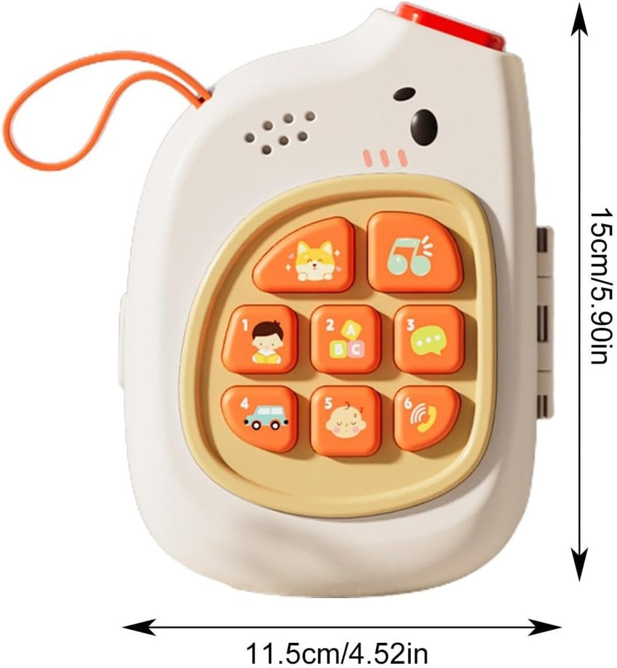 Interactive Soundboard Activity Suitcase for Toddlers Educational Lights and Music Toy (6-12 months)