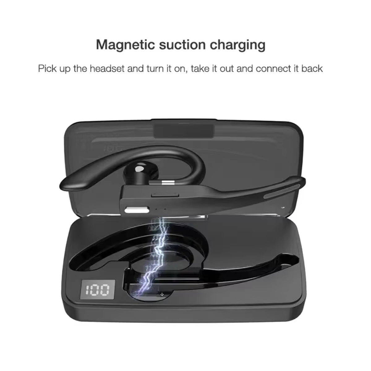 Trucker Dual Mic Wireless Bluetooth 5.1 Noise Cancelling Headset – Clear, Hands-Free Communication