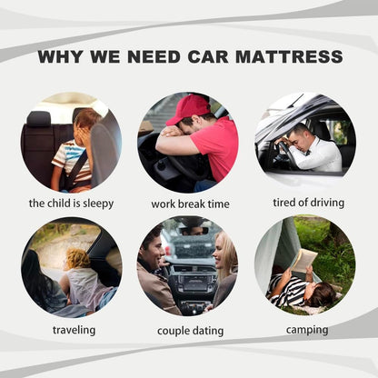 Inflatable Car Mattress Backseat Pillows Portable Durable Waterproof Comfortable 8569294749853-1