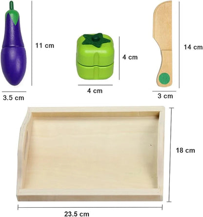 Montessori Wooden Play Kitchen Set