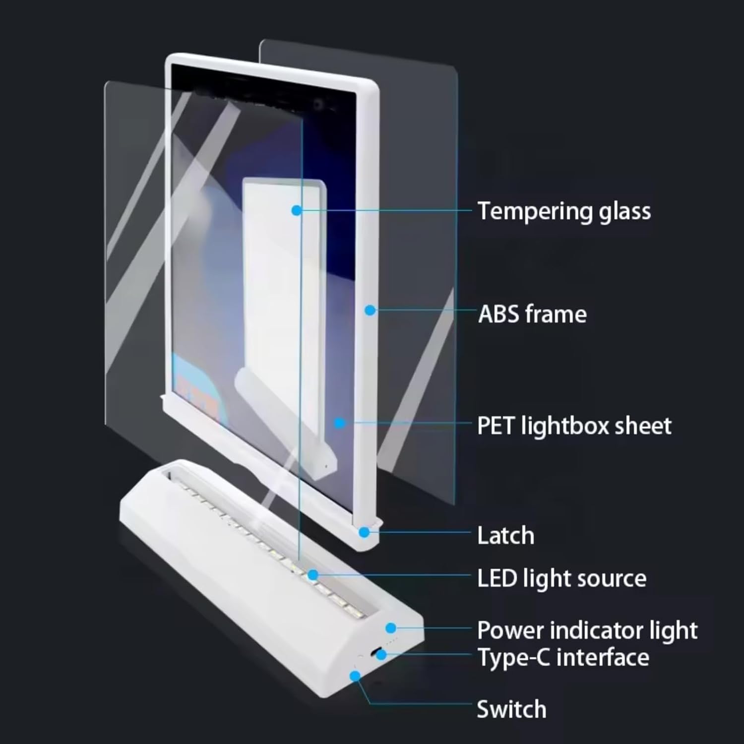 Double Sided Led Photo Frame 8456383430813-1