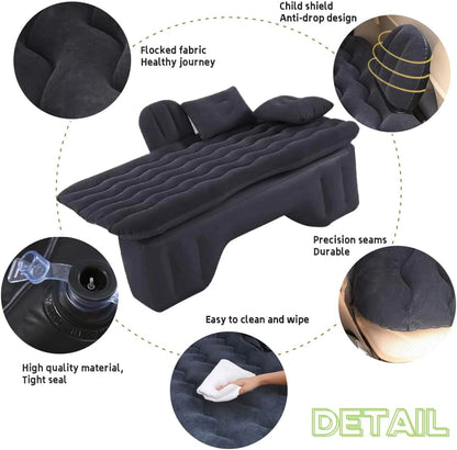 Inflatable Car Mattress Backseat Pillows Portable Durable Waterproof Comfortable 8569294749853-1