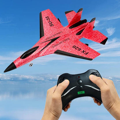Remote Control Foam Jet Airplane Twin Motor Flying Toy 8644828364957-1