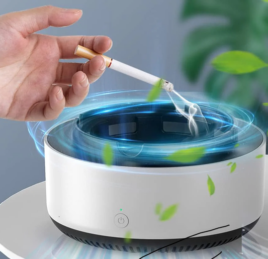 Smokeless Air Purifying Ashtray With Advanced Odor Removal System 14993516233030-1