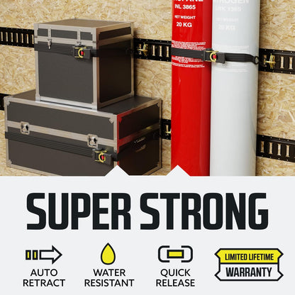 Retractable Ratchet Tie Down Strap With Sturdy Hooks Heavy Duty 9529868976430-1