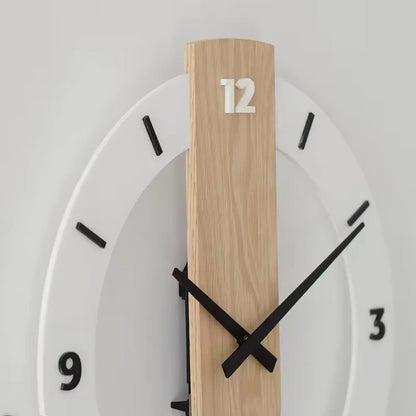 Nordic Modern Solid Wood Wall Clock 14815609454918-1