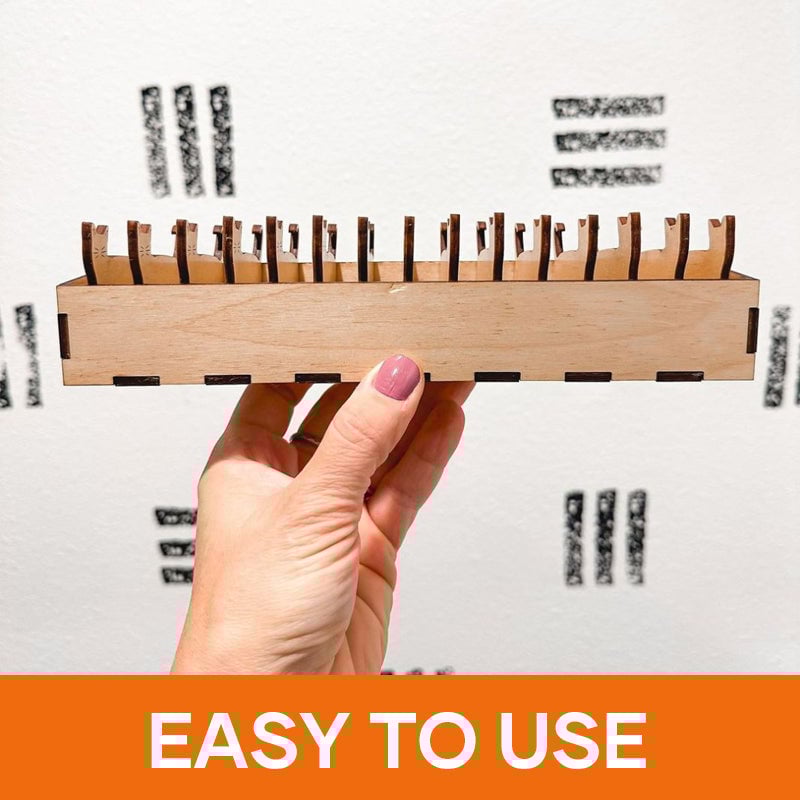 Wooden Bunny Bobbin Embroidery Thread Organizer Box Storage Holder 9617859182894-1