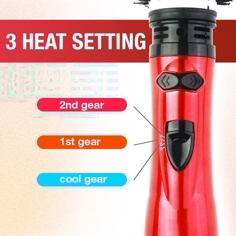 3-In-1 Hot Air Styler And Rotating Hair Dryer For Dry Hair, Curl Hair, Straighten Hair 8525637026094-1