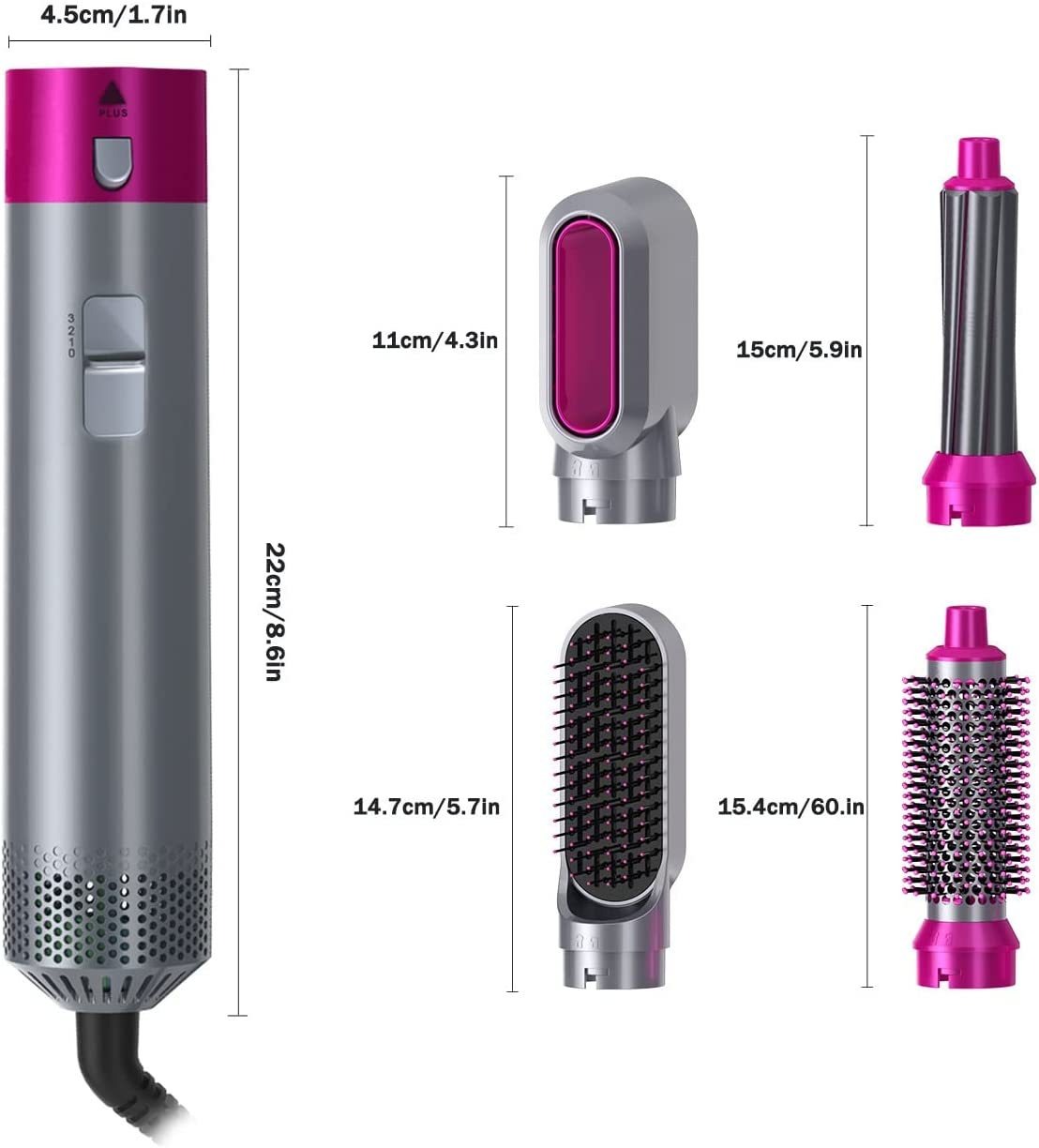 Hair Styling Tool for Effortless Curling Straightening and Volume Boost 15089486627142-1