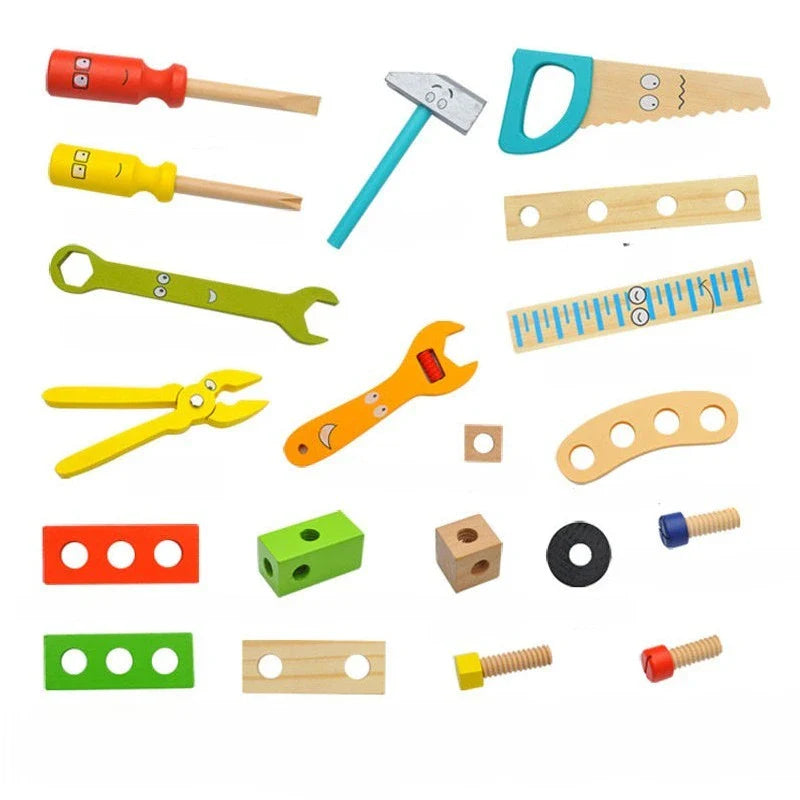Wooden Tool Set for Kids’ Creative Building and Fine Motor Skills 10789009162574-1