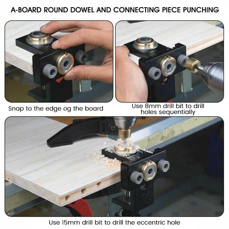 Precision Woodworking Tool for Accurate and Effortless Drilling 15051825250630-1