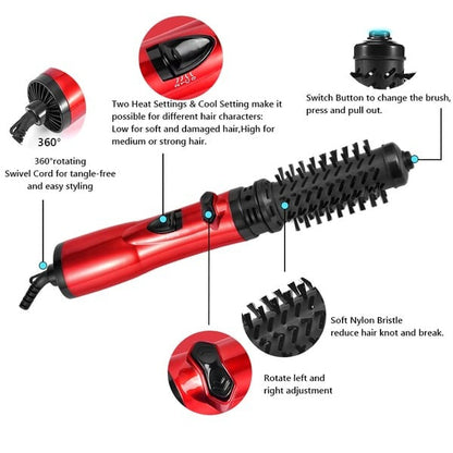 3-In-1 Hot Air Styler And Rotating Hair Dryer For Dry Hair, Curl Hair, Straighten Hair 8525637026094-1