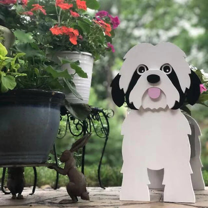 Adorable Dog Shaped Planter for Fun and Charming Garden Decor 15051841143110-1