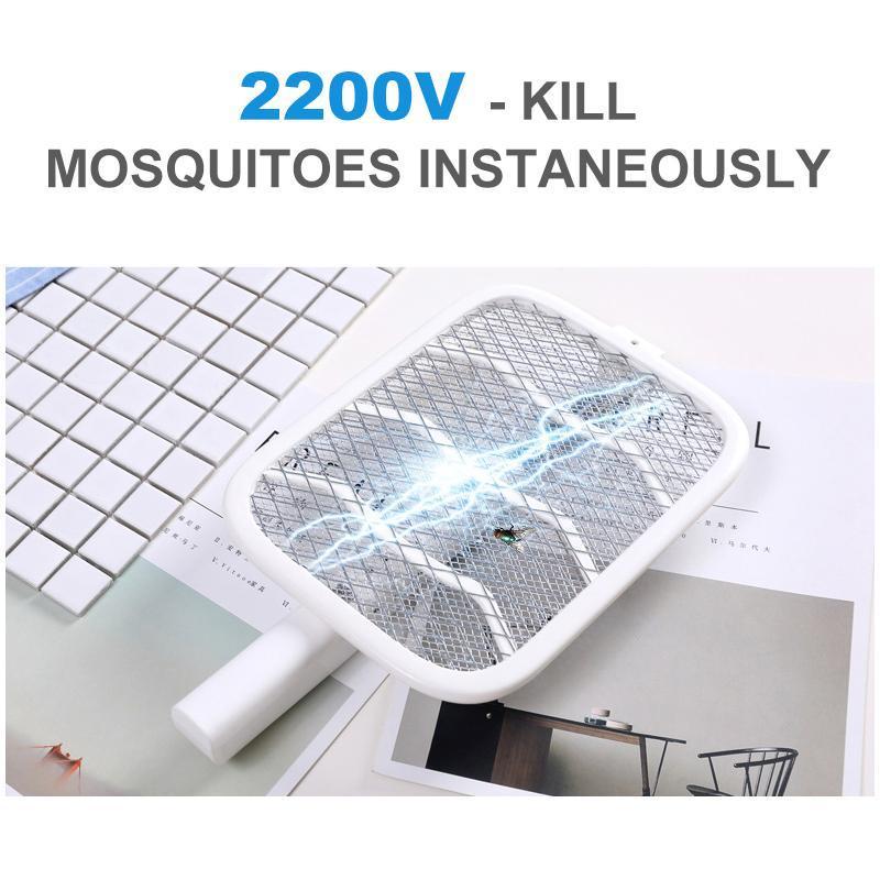 Telescopic Electric Mosquito Swatter With Rechargeable Battery And USB Charging 6851957293156-1