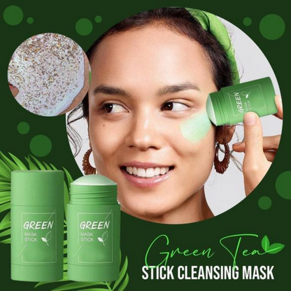 Green Tea Mask Stick Deep Cleansing Pores Removes Blackheads Fast 14908823372102-1