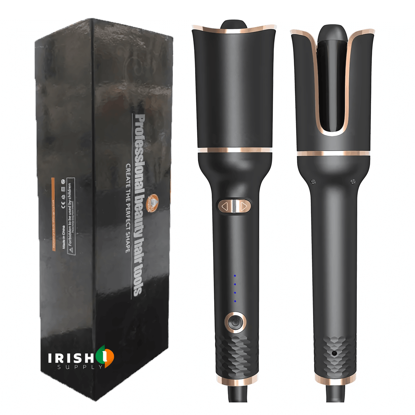 Automatic Rotating Ceramic Hair Curler For Medium Hair With Heat Control 8849664278874-1