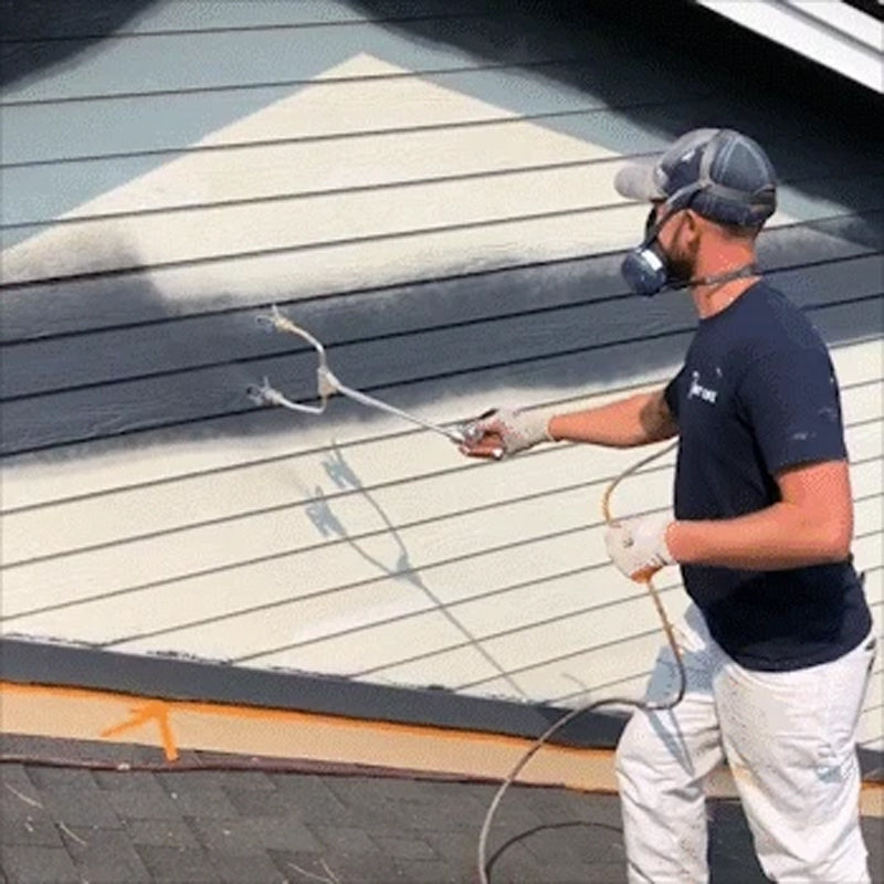 Double Head Painter Spray Gun Adjustable Nozzle Tool For Wall Painting Work 6850474082404-1