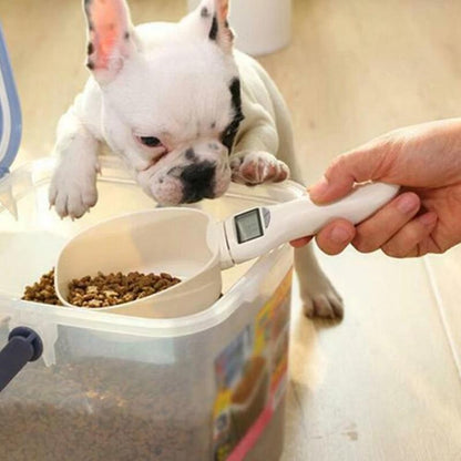 Digital Pet Food Measuring Scoop Feed Spoon 6851486974052-1