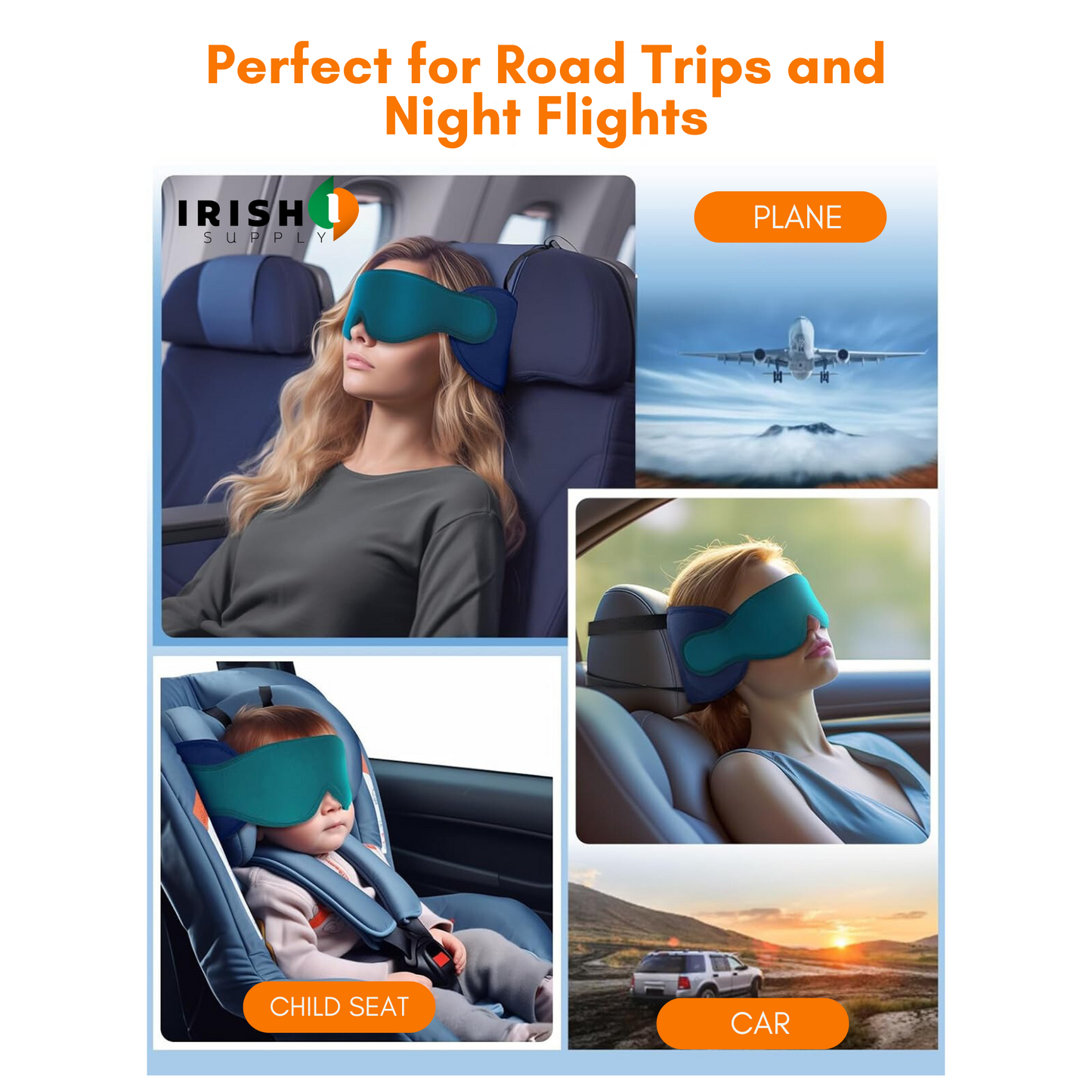 Airnap Travel Pillow & Eyemask For Planes 9825710965082-1