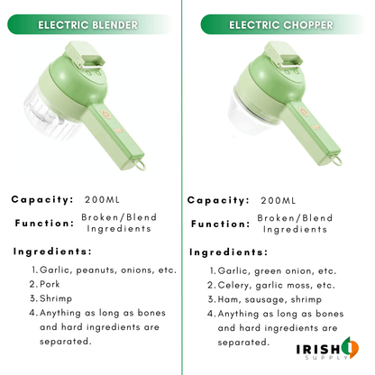 Effortless 4-in-1 Wireless Vegetable Slicer Peeler Chopper 8602952434010-1