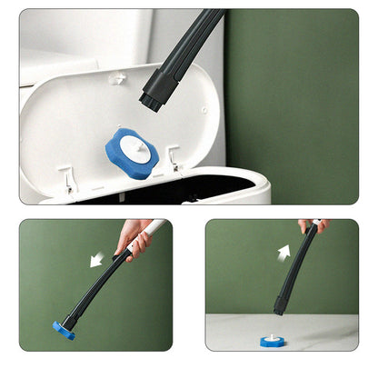 Disposable Toilet Cleaning System With Biodegradable Brush And Storage Base 6851470753892-1
