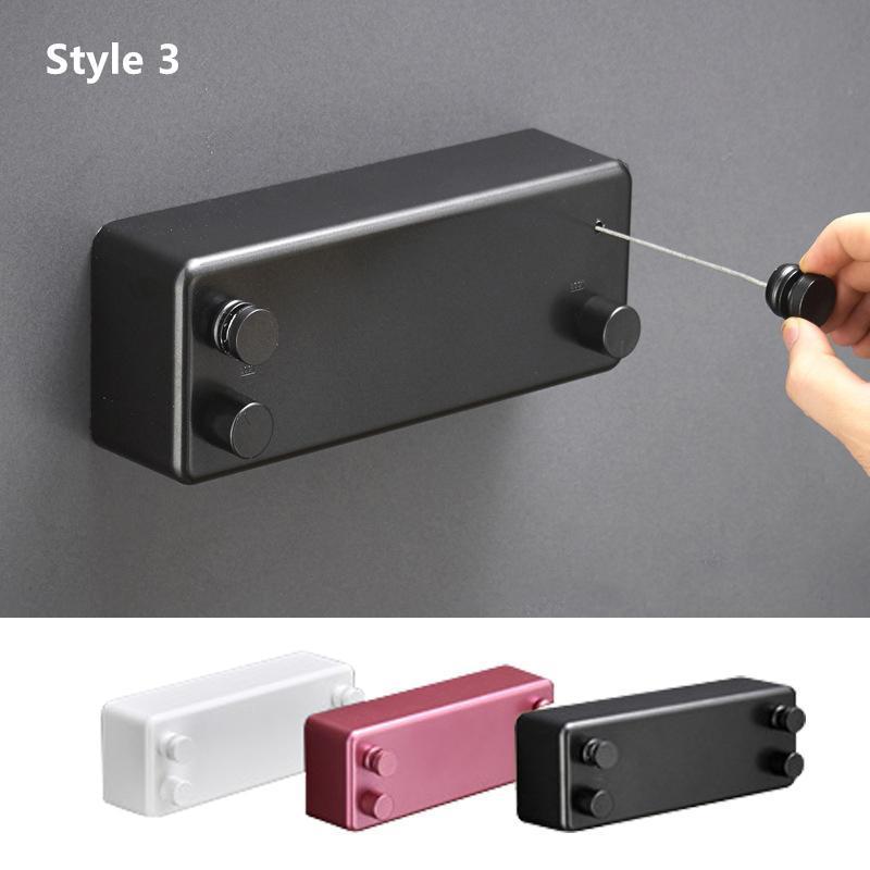 Space Saving Retractable Clothesline For Indoor Outdoor Laundry Drying 6852052090980-1