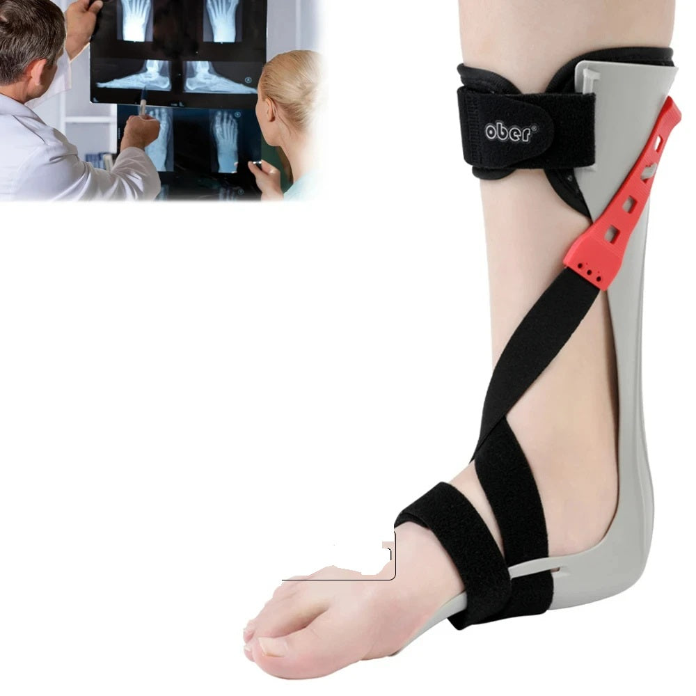 Adjustable AFO Foot Drop Brace – Ankle Orthosis Splint for Walking, Stroke Recovery & Sleeping Foot Support with Shoes 8525489864902-1