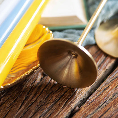 Elegant Brass Gold Candlestick Holder Set 14815614828870-1