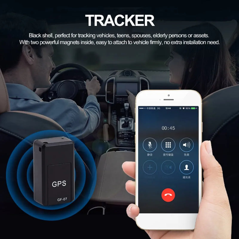 Magnetic Mini GPS Tracker with Real-Time Location Monitoring