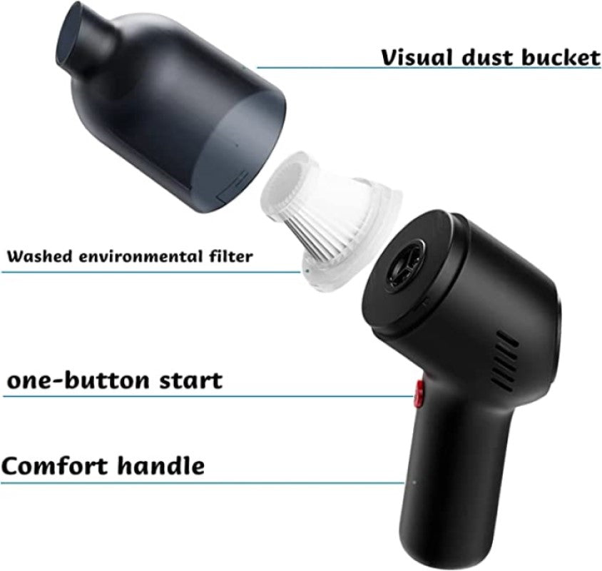 Tool Cordless Handheld Hoover 120W 20000Pa High Power Mini Car Hoover 8545298383150-1