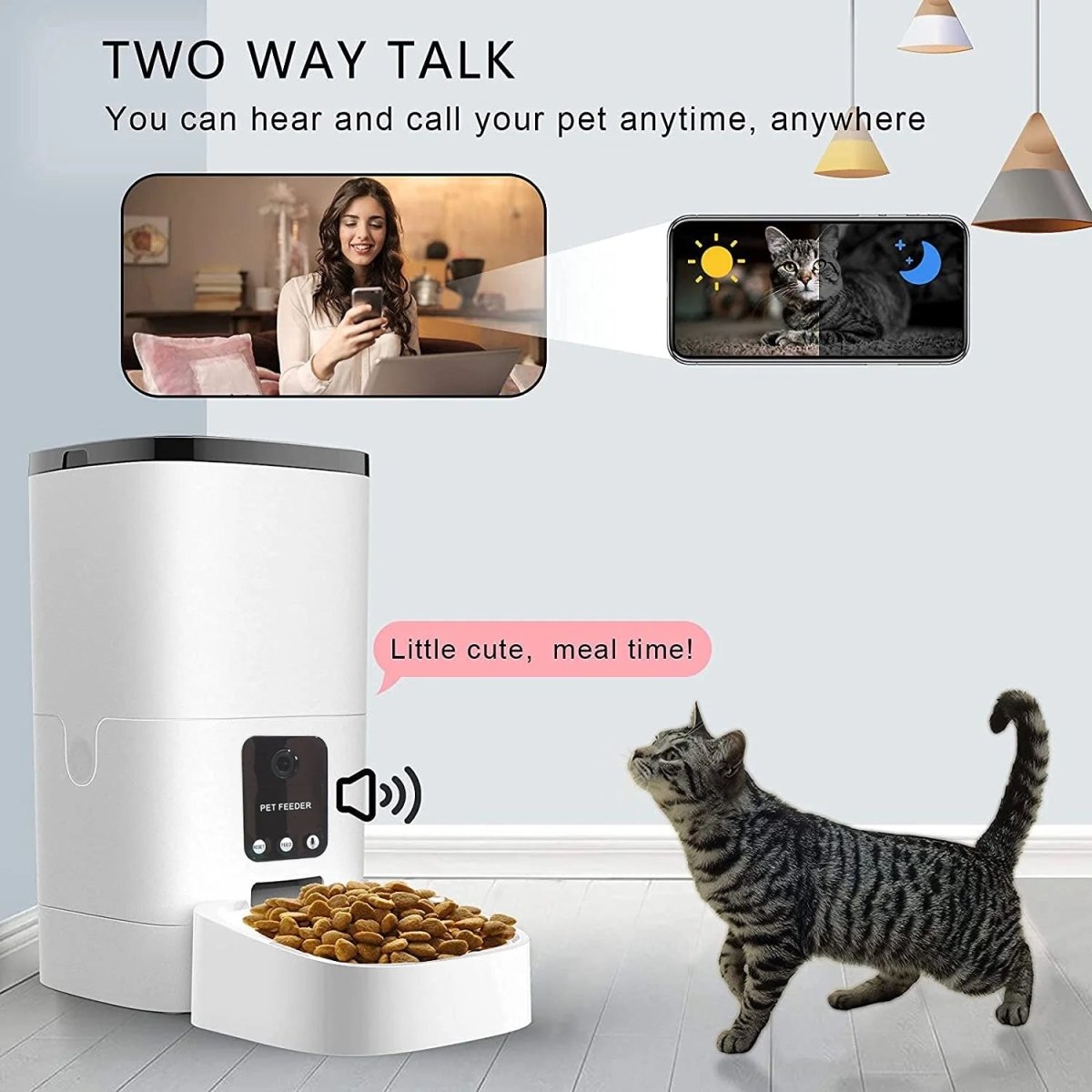 6L Automatic Pet Feeder With Camera&Wifi 9022672077020-1