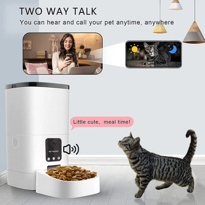 6L Automatic Pet Feeder With Camera&Wifi 9022672077020-1
