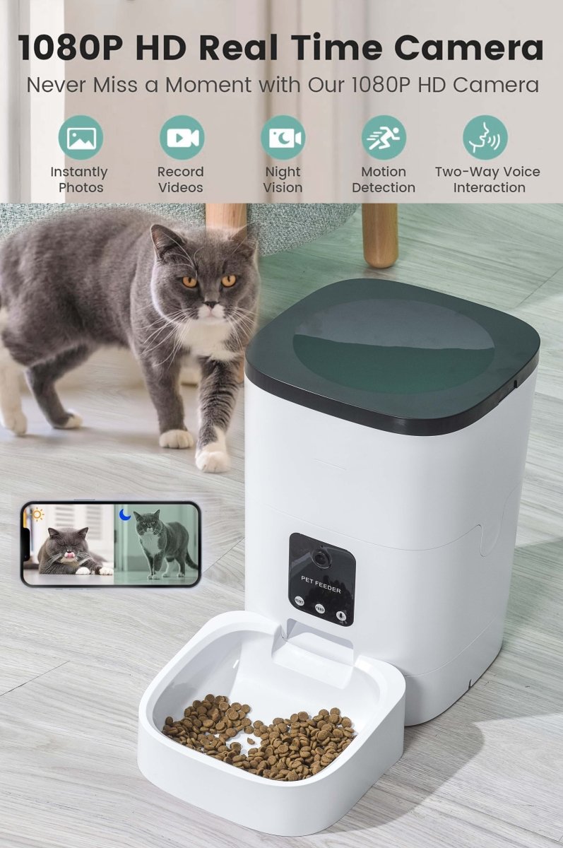 6L Automatic Pet Feeder With Camera&Wifi 9022672077020-1