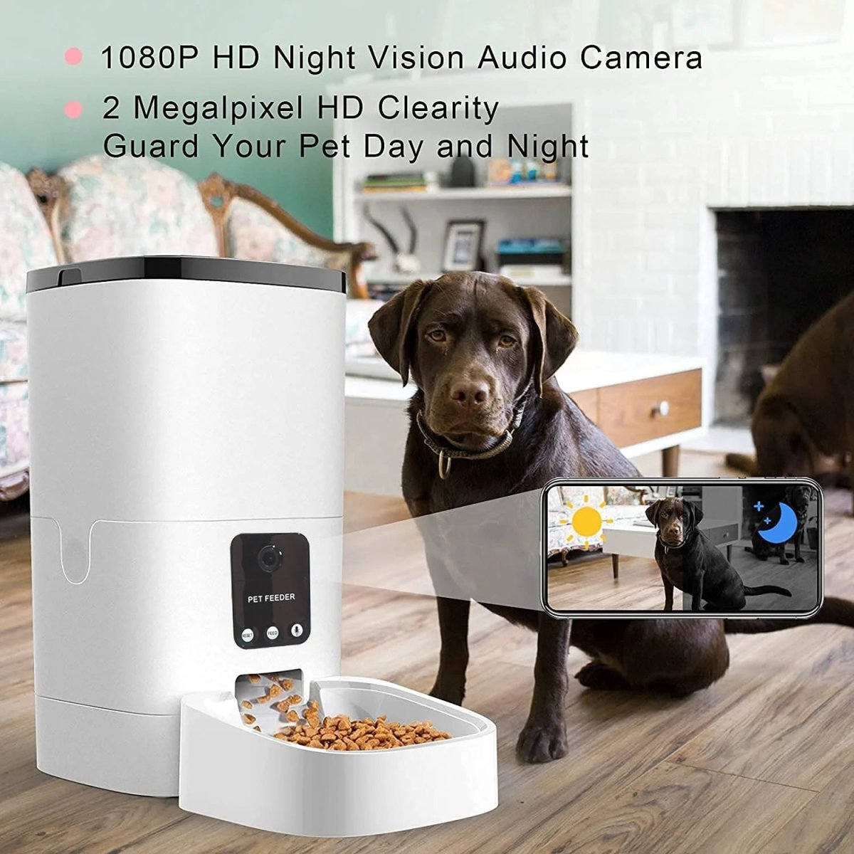 6L Automatic Pet Feeder With Camera&Wifi 9022672077020-1