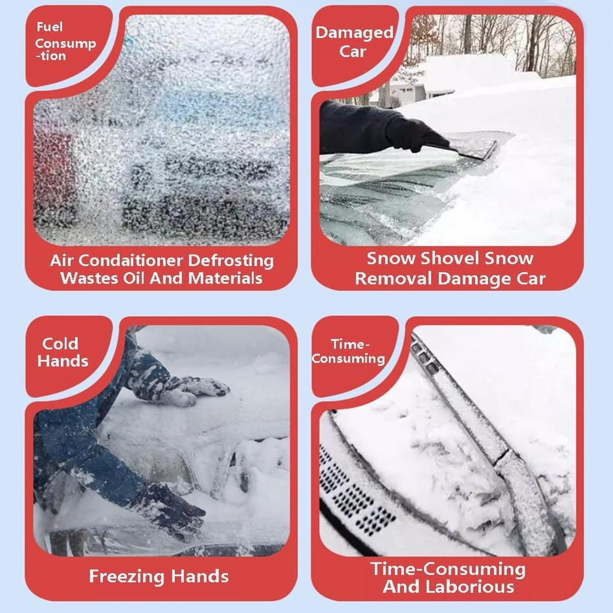 Thickened Snow And Frost Protection Car Windshield Cover