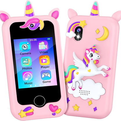 Aeroflux Kids Toy Smart Phone – Unicorn Design Multifunctional Learning & Play Device 15625386459516-1