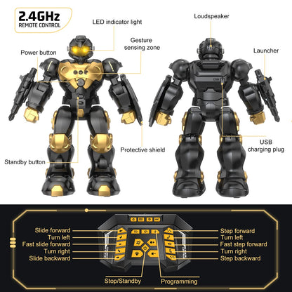 Robot-Fun The Programmable Gesture-Controlled RC Robot for Kids & Educational Playmate